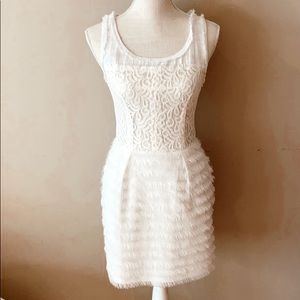 Rachel by Rachel Roy white feather dress size 0